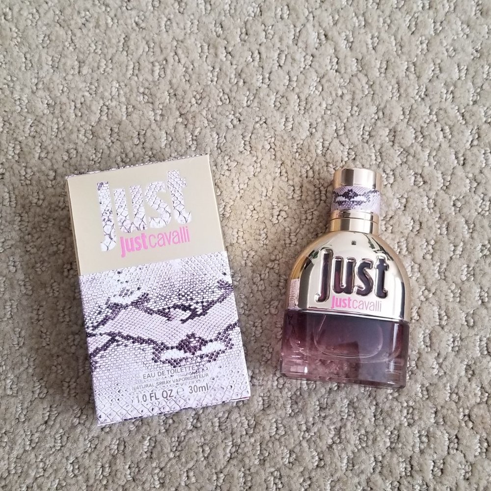 **NIB** Roberto Cavalli Just Cavalli Eau De Toilette 1.0 fl oz